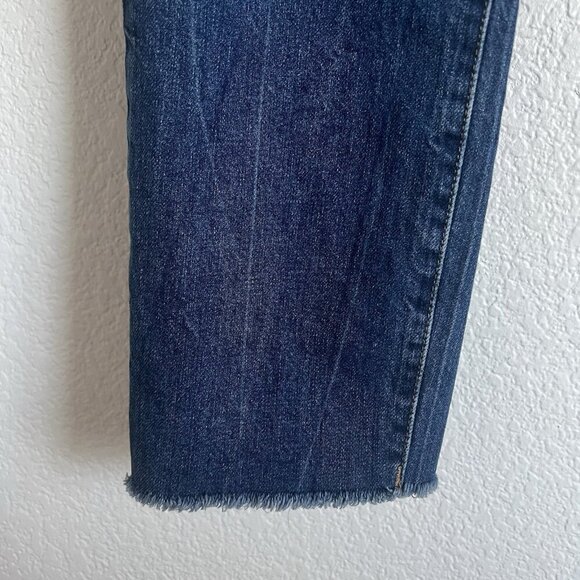 DL1961 26 Waist Susie High Rise Tapered Paperbag Jeans Raw Hem - Picture 3 of 10